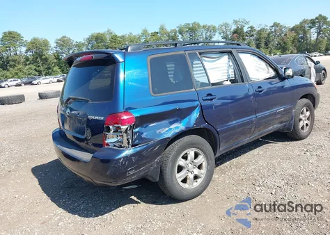 2005 Toyota Highlander V6 из США, поврежденный, VIN JTEEP21A050110621